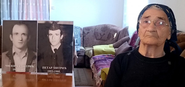 СВЈЕДОЧАНСТВО 99-ГОДИШЊЕ СТАНЕ МИТРИЋ О УБИЈЕНИМ СИНОВИМА