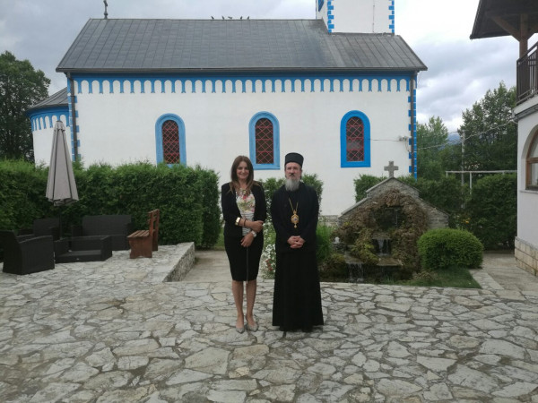 Načelnica opštine u posjeti episkopu Bihaćko-Petrovačke eparhije