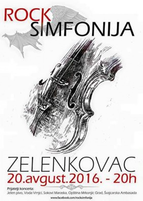 Рок симфонија – Бања Лука, 20. августа на Зеленковцу