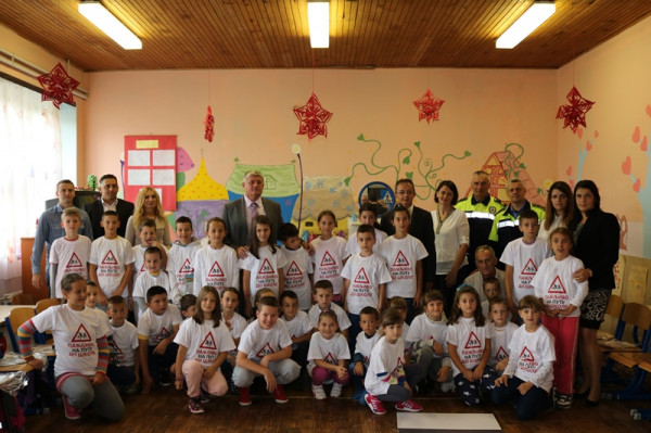 Одржано предавање за дјецу о саобраћају