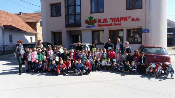 Посјета малишана из Дјечијег вртића „Миља Ђукановић“ КП „Парк“