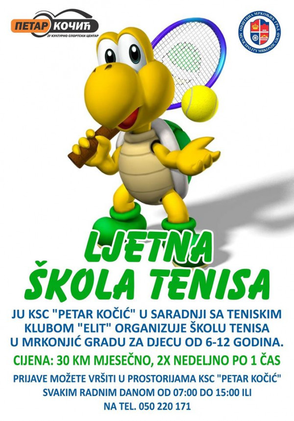 Почиње љетна школа тениса